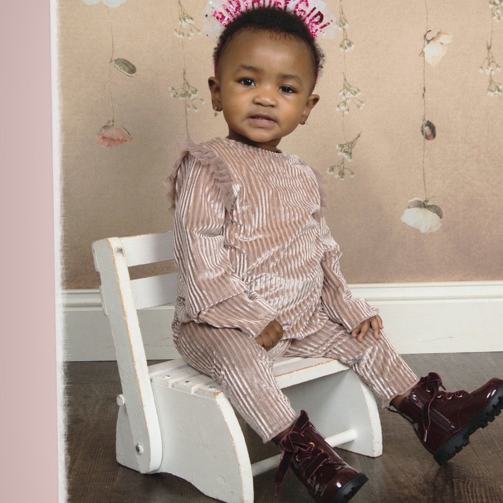 Zara velour matching set